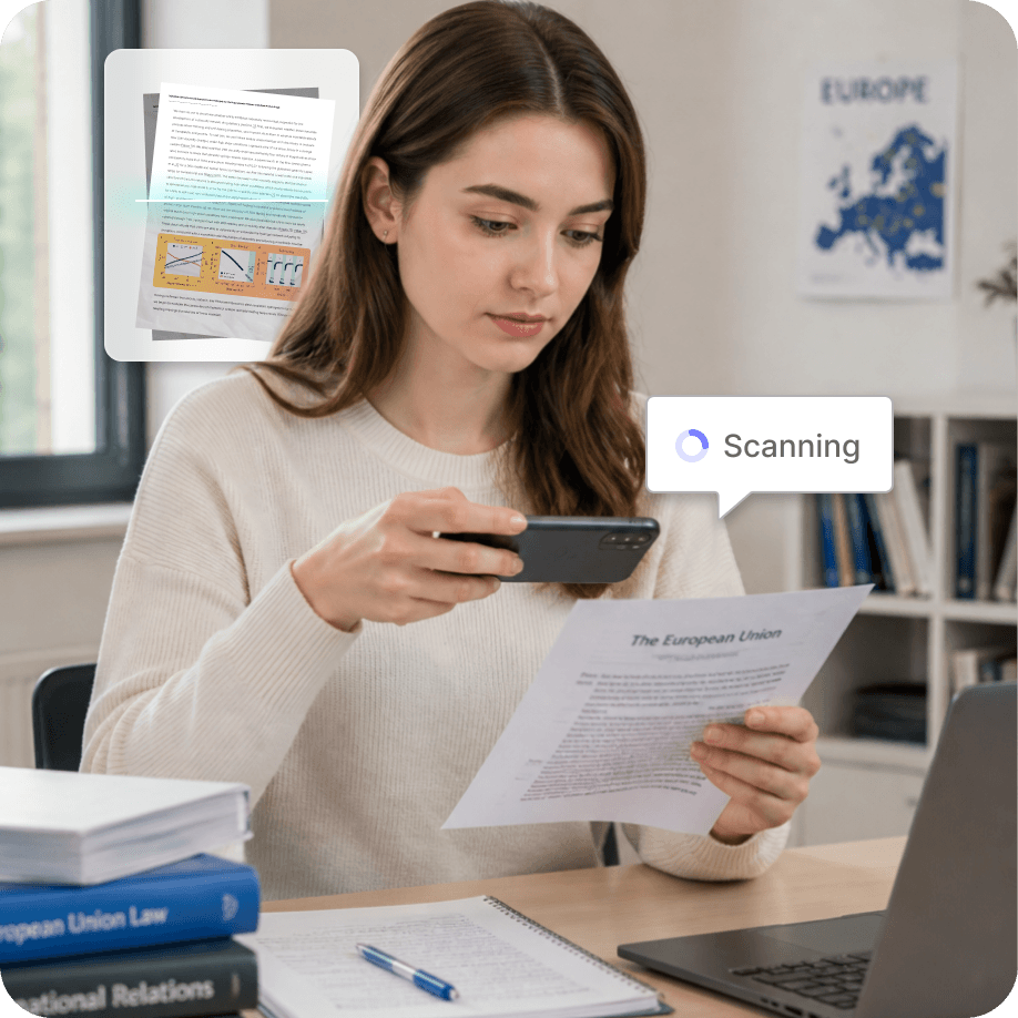 Scan paper documents on your phone